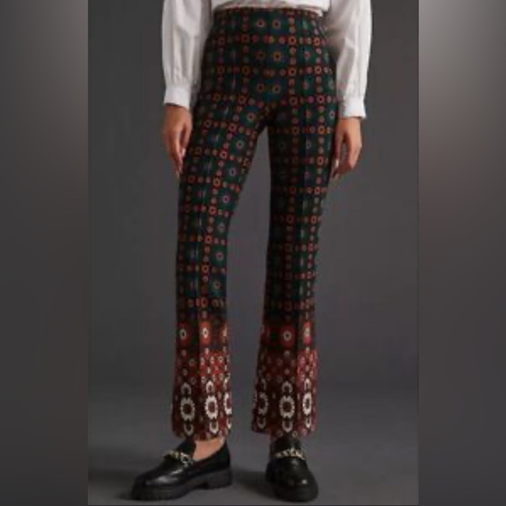 Multicolor Flower Patterned Pants-Must Go! - image 5